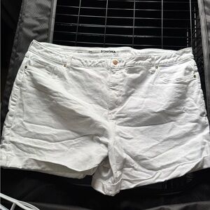 White Denim Sonoma Shorts